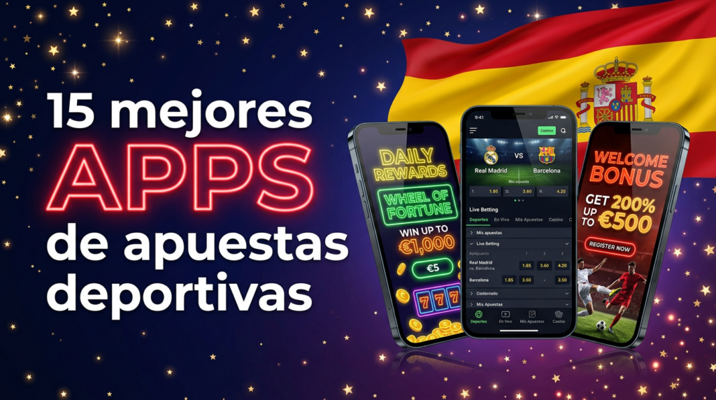 TOP 15 aplicaciones móviles para apostar en España
